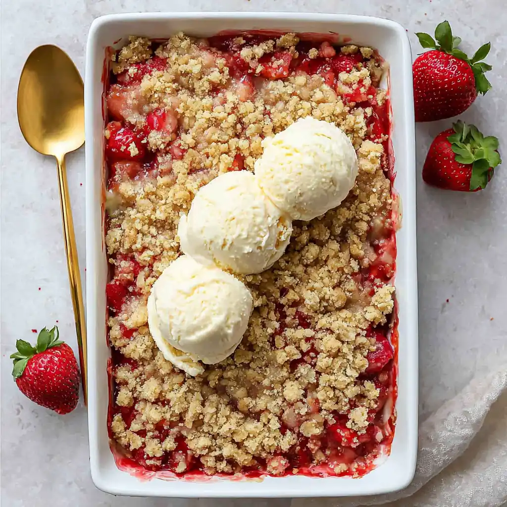 Strawberry Rhubarb Crisp