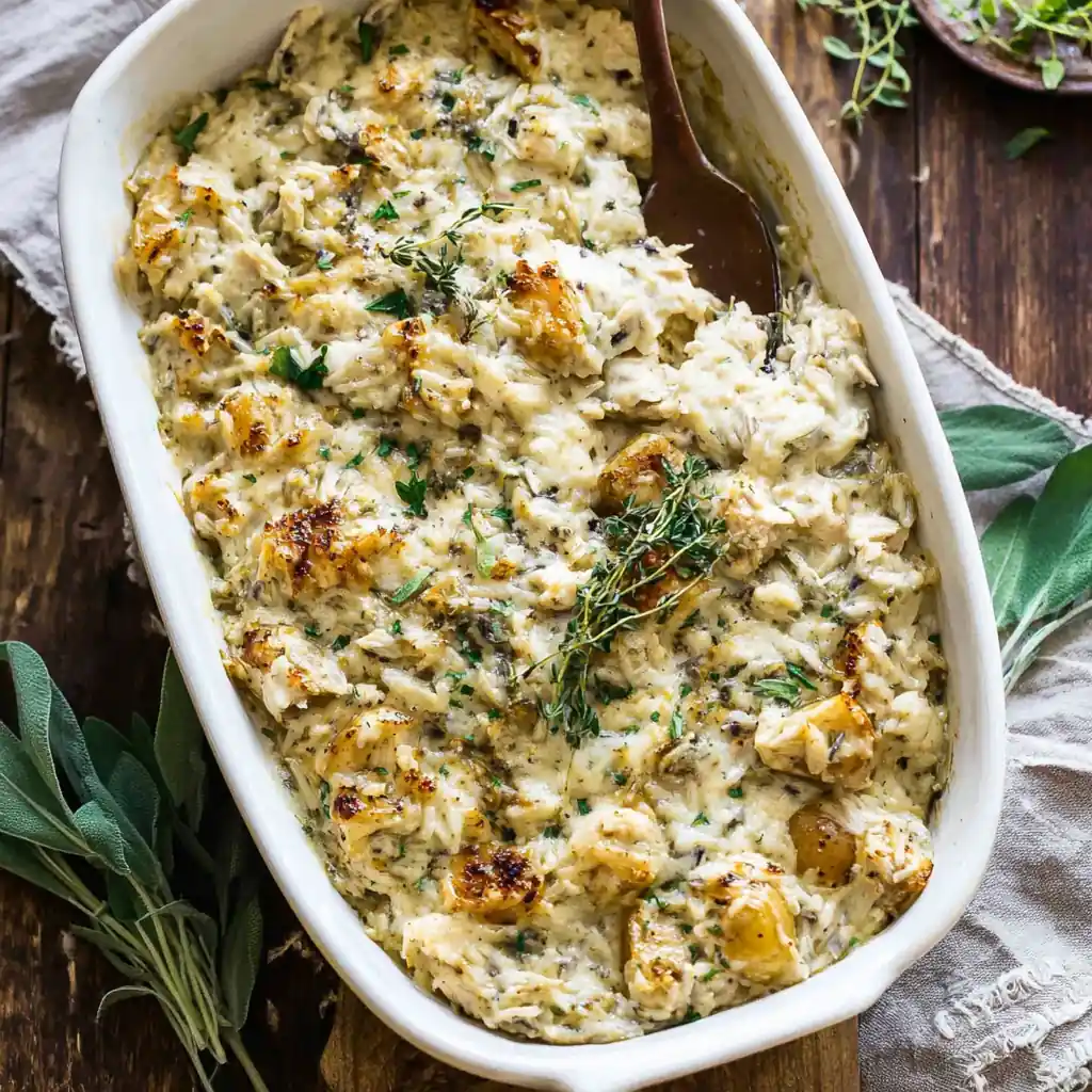 Tomatillo Chicken Casserole