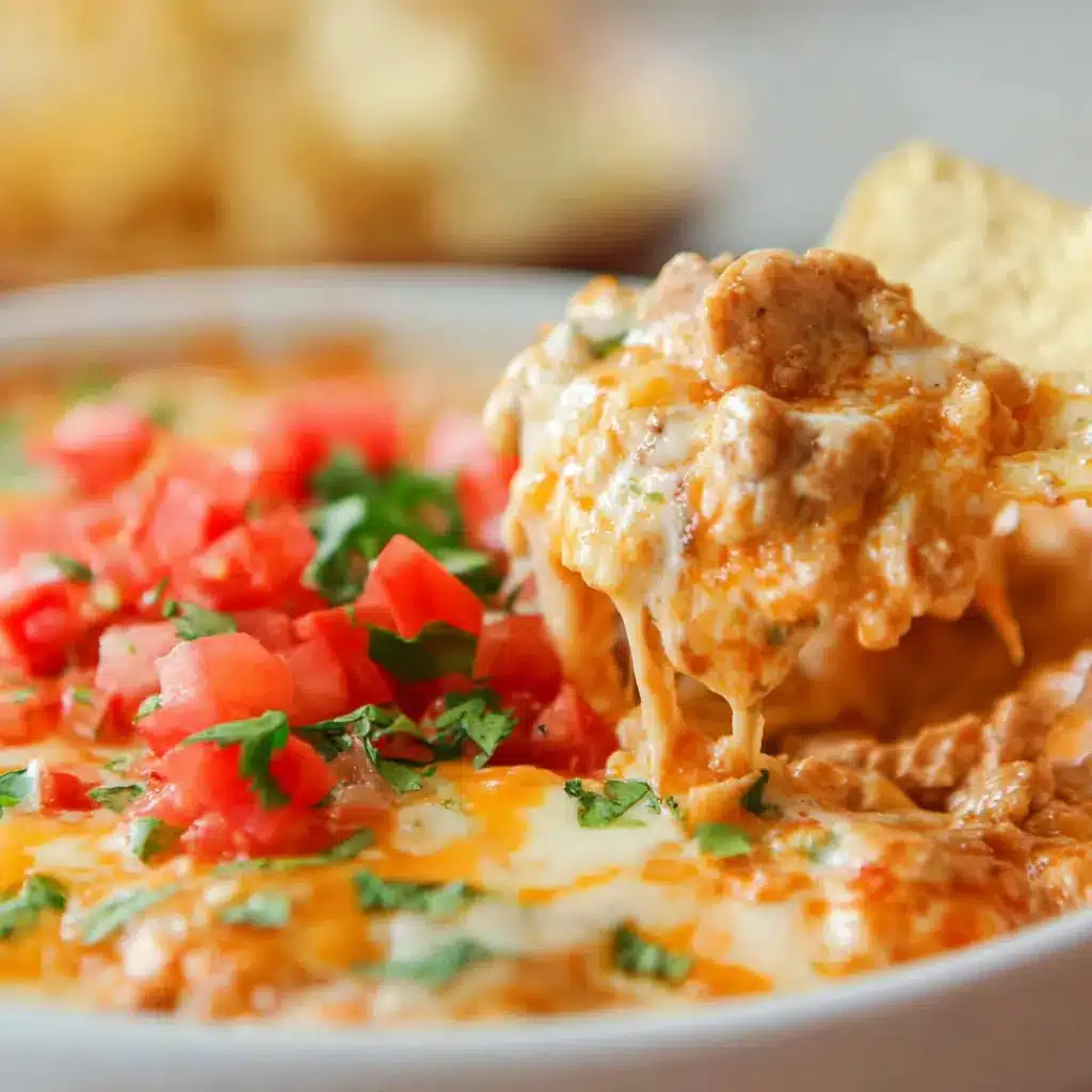 Warm Chicken Nacho Dip
