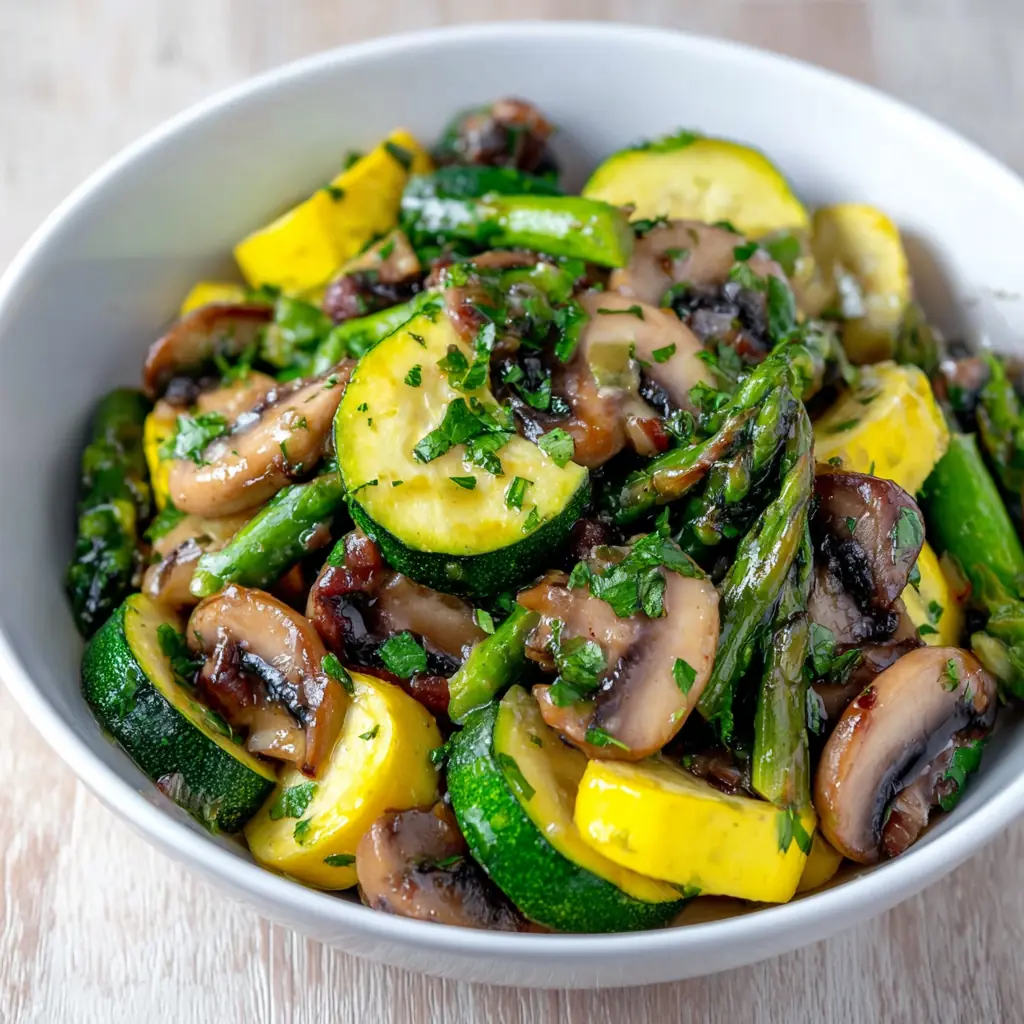 Asparagus Zucchini Squash: Simple & Fresh Roasted Side 4 Asparagus Zucchini Squash