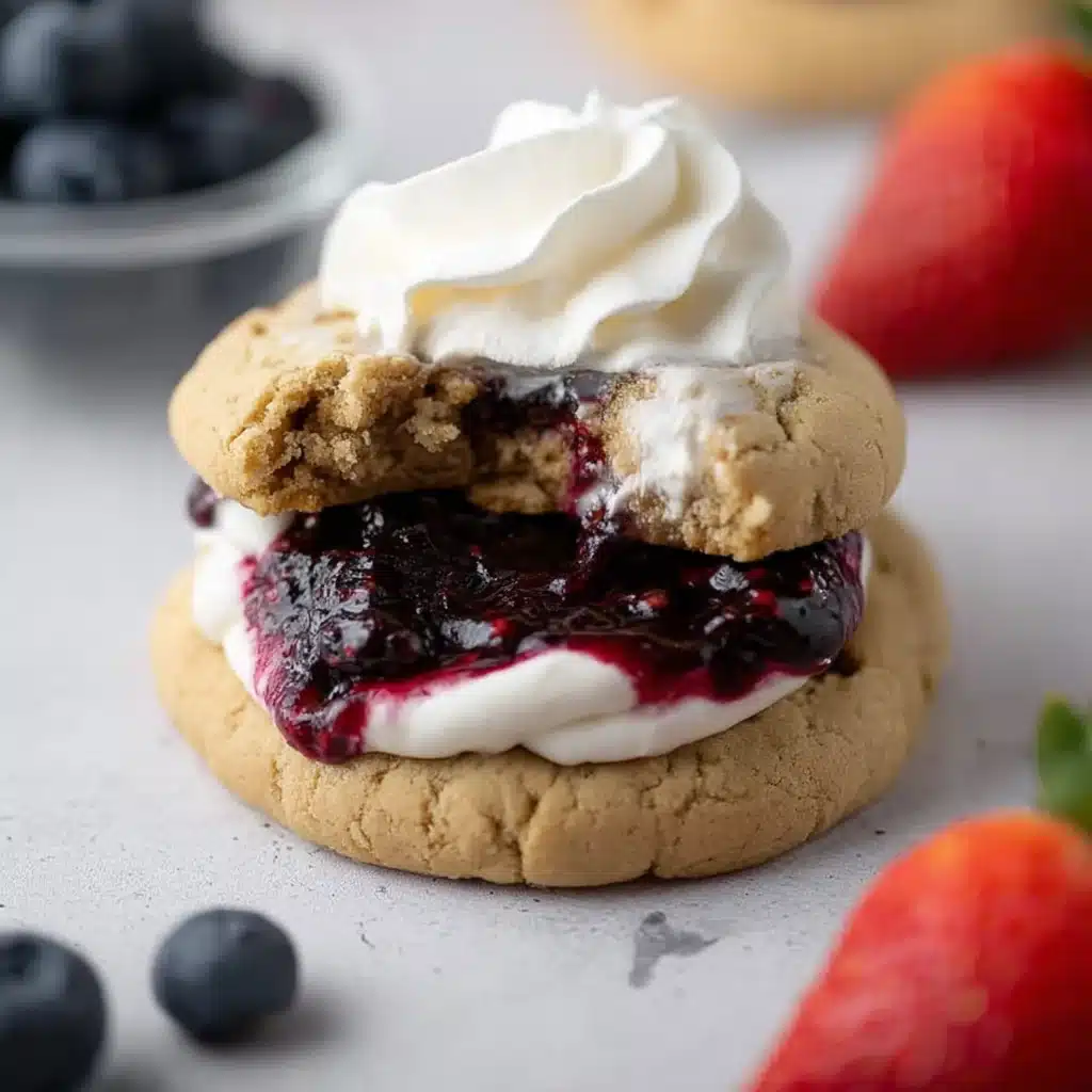 Berries and Cream Cookies