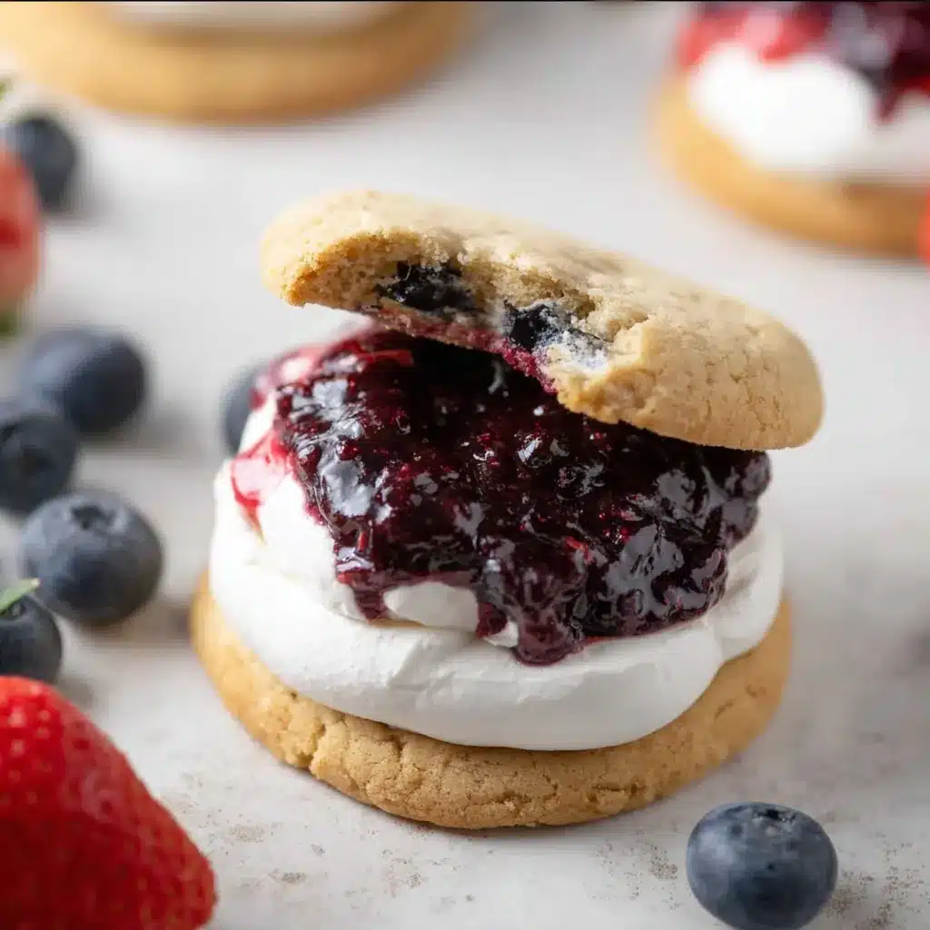 Berries and Cream Cookies