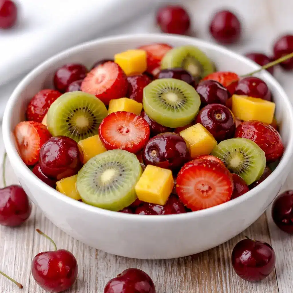 Cherry Fruit Salad: Amazing Easy Summer Potluck Dessert 4 Cherry Fruit Salad
