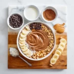 Chocolate Peanut Butter Smoothie Bowl