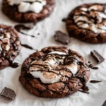 Chocolate marshmallow swirl cookies