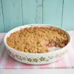 Coconut Rhubarb Crunch