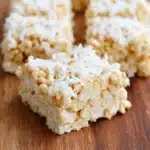 Coconut rice krispy treats