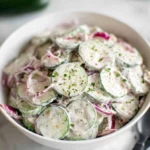 Creamy Italian Cucumber Salad