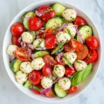 Cucumber Caprese Salad