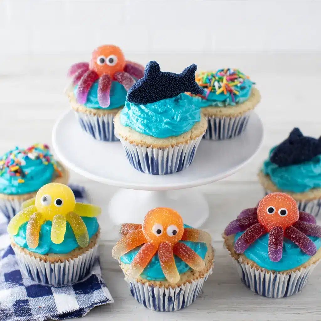 Easy octopus cupcakes