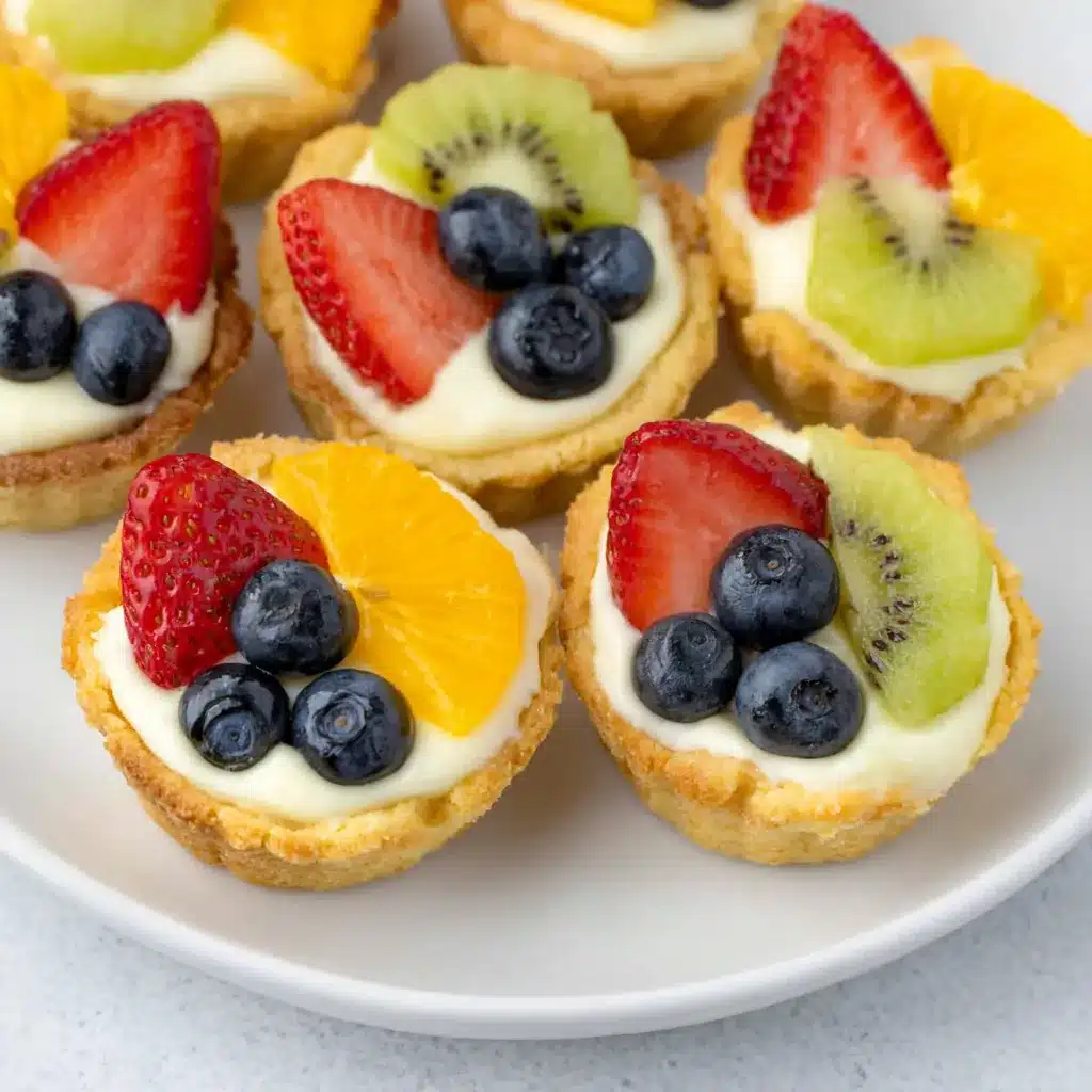 Fruit Pizza Cookie Cups