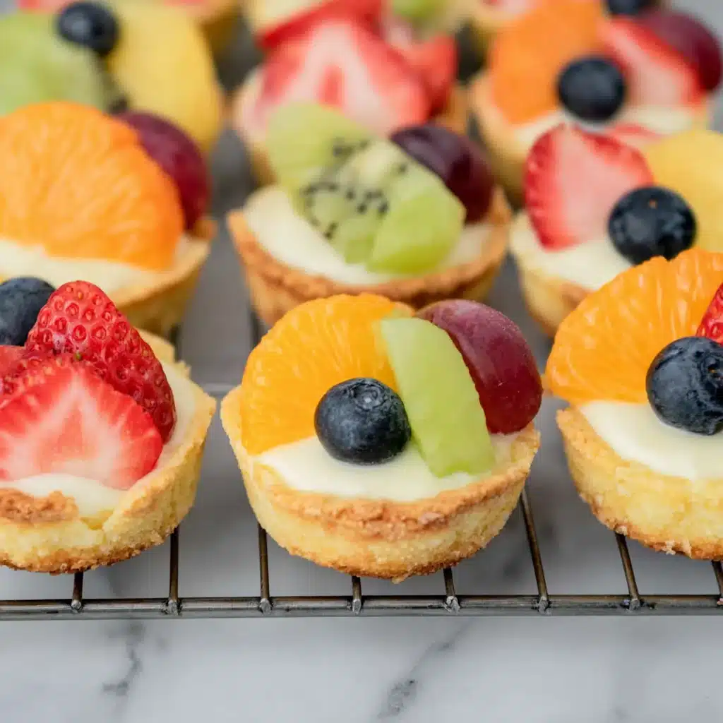 Fruit Pizza Cookie Cups – Amazing Easy Summer Dessert Recipe 4 Fruit Pizza Cookie Cups