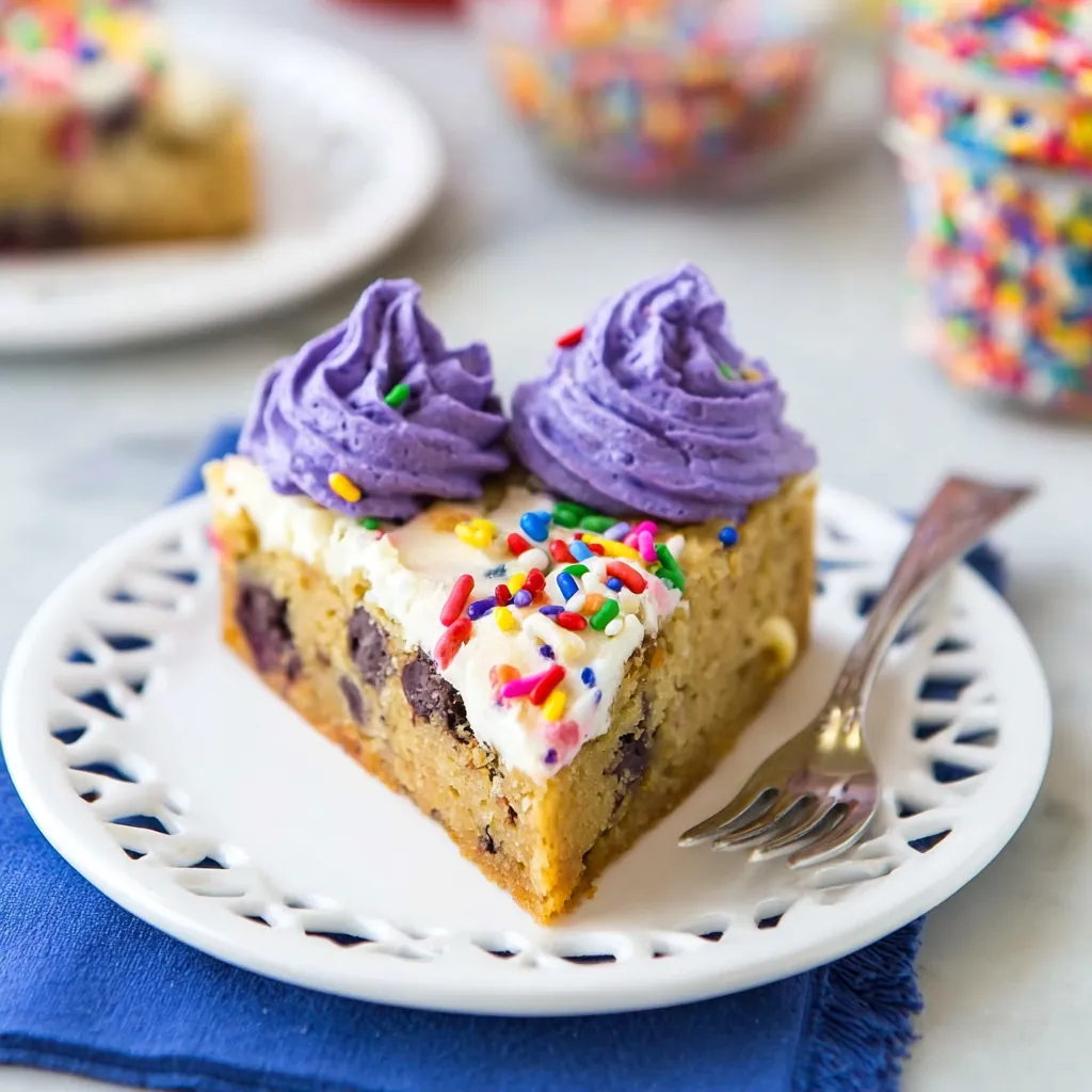 Funfetti Cookie Cake: Amazing Celebration Dessert You’ll Love 4 Funfetti cookie cake