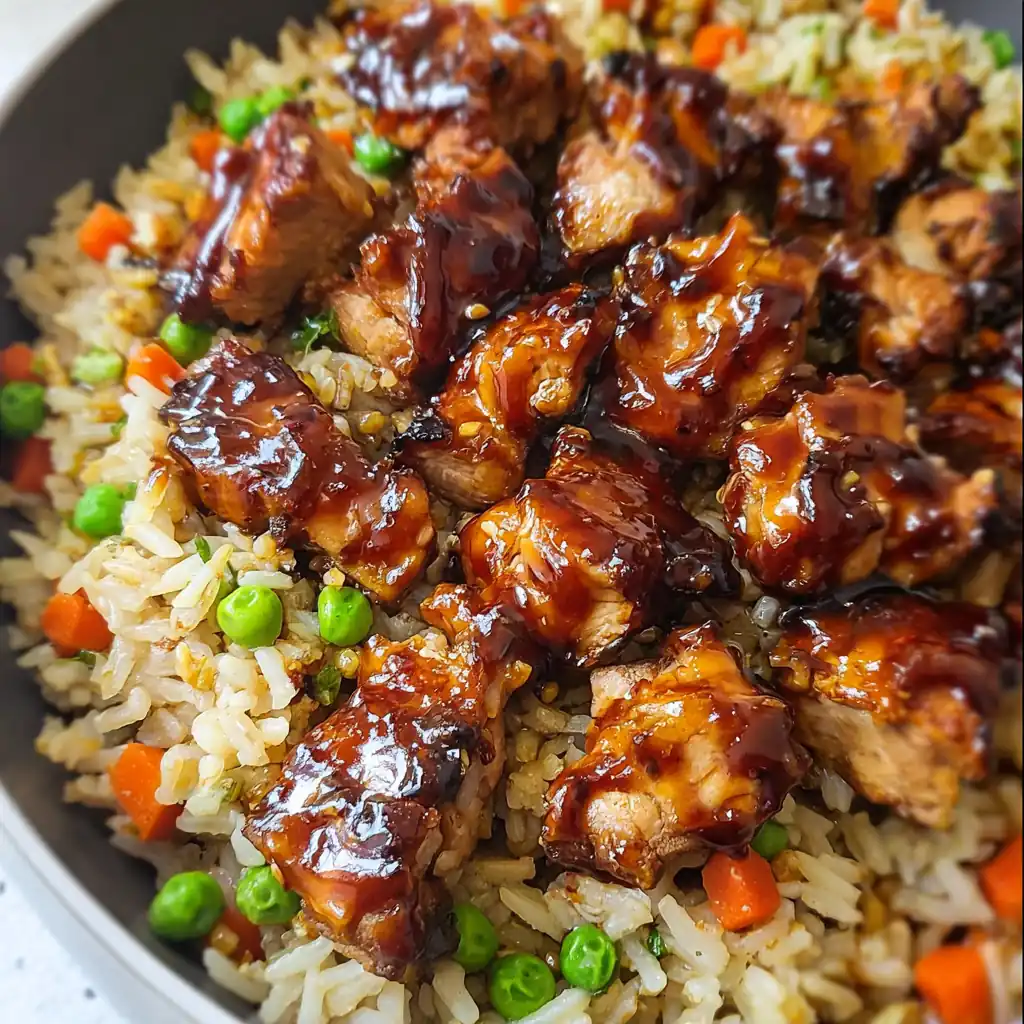 Honey BBQ Chicken Rice