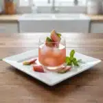 Iced Rhubarb Tea