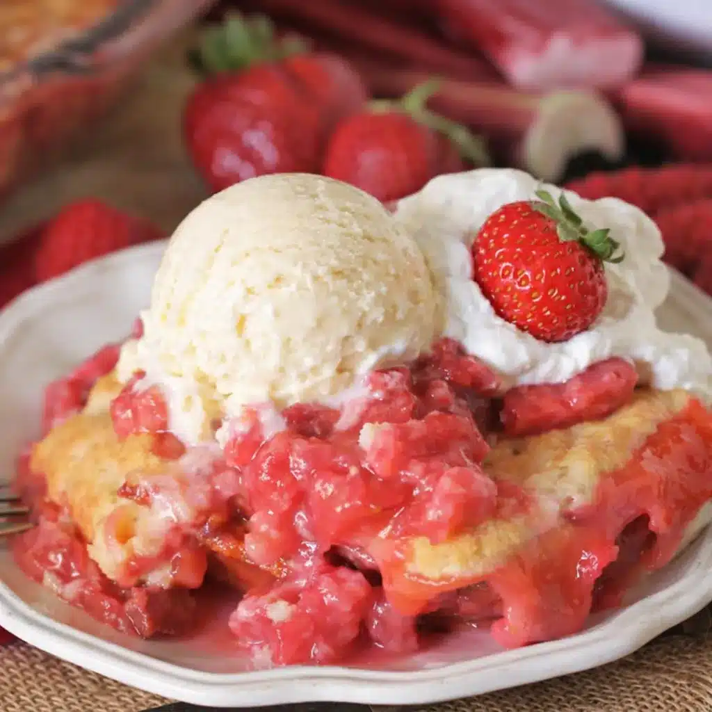 Kitchen's Strawberry Rhubarb Cobbler