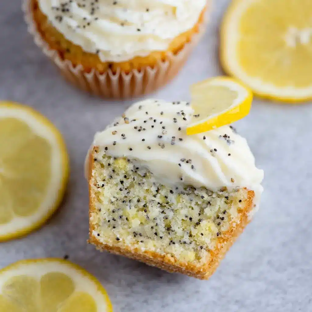 Lemon Poppy Seed Cupcakes with Fresh Lemon Flavor 4 Lemon poppy seed cupcakes