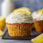 Lemon poppy seed cupcakes