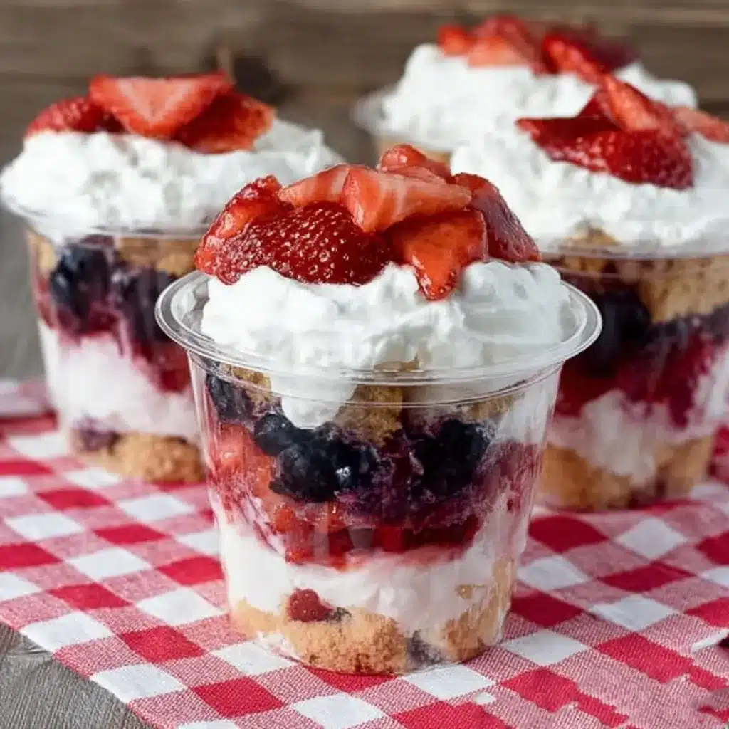 Mini Shortcake Cups – Easy & Colorful Summer Dessert 4 Mini Shortcake Cups