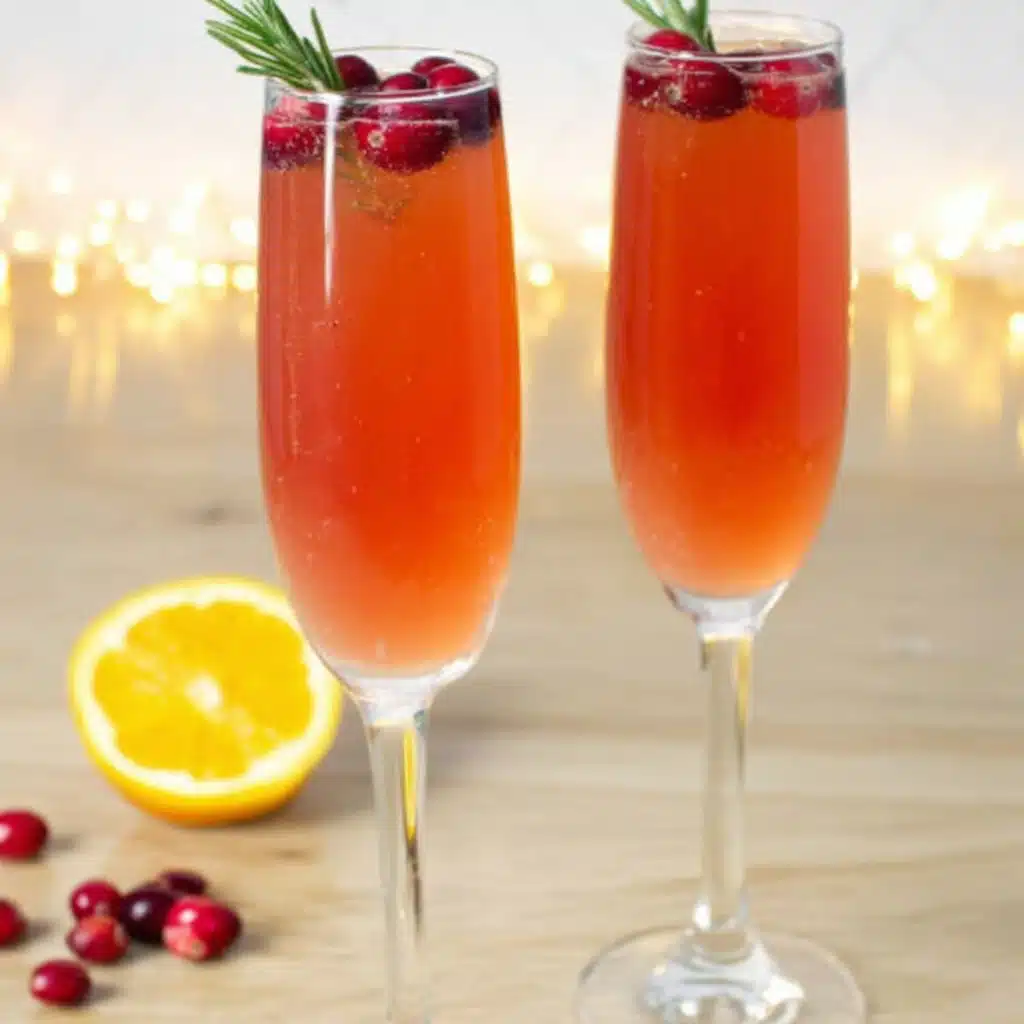 Non Alcoholic Christmas Mimosa – Simple Holiday Brunch Drink 4 Non Alcoholic Christmas Mimosa
