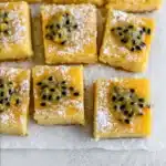 Passion fruit bars