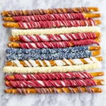 Patriotic pretzel rods