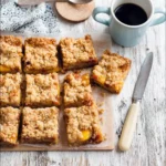 Peaches and Cream Crumble Bars