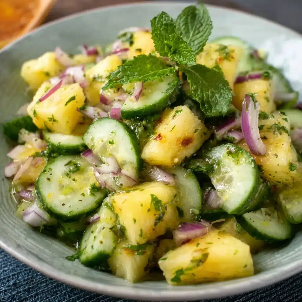 Pineapple Cucumber Salad