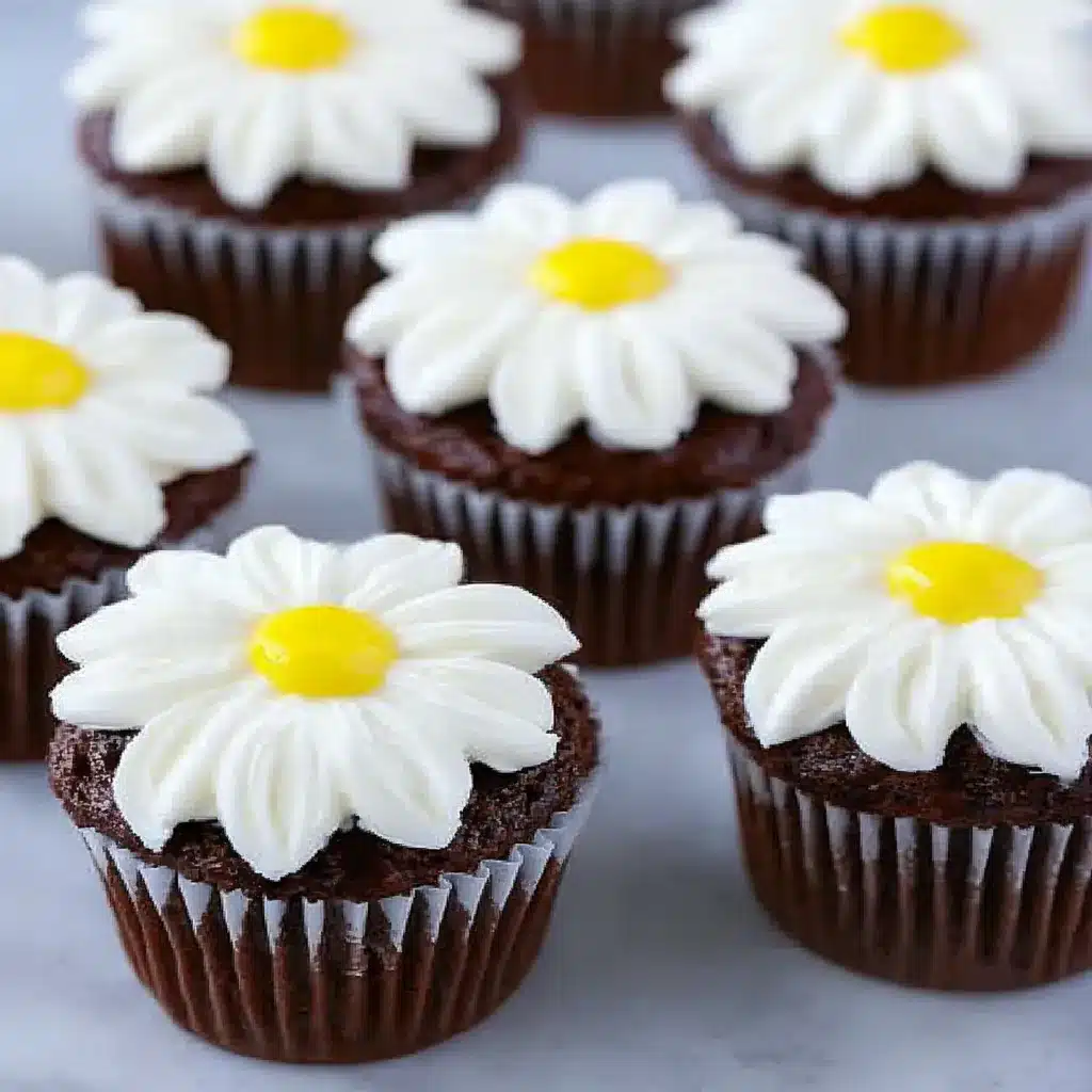 Pipe a buttercream daisy