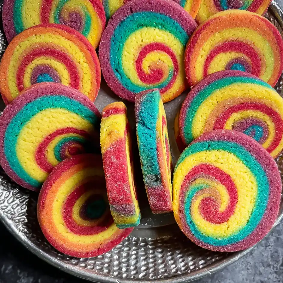 Rainbow pinwheel cookie recipe
