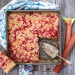 Rhubarb Dessert With Cherry Jello