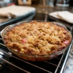Rhubarb Sour Cream Pie