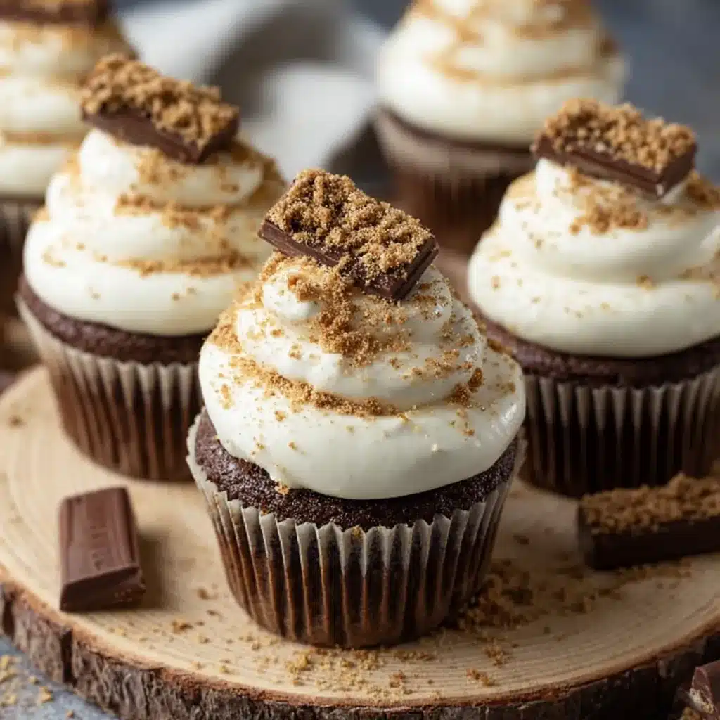 S'mores Cupcakes That Bring Campfire Flavor Home 4 S'mores Cupcakes