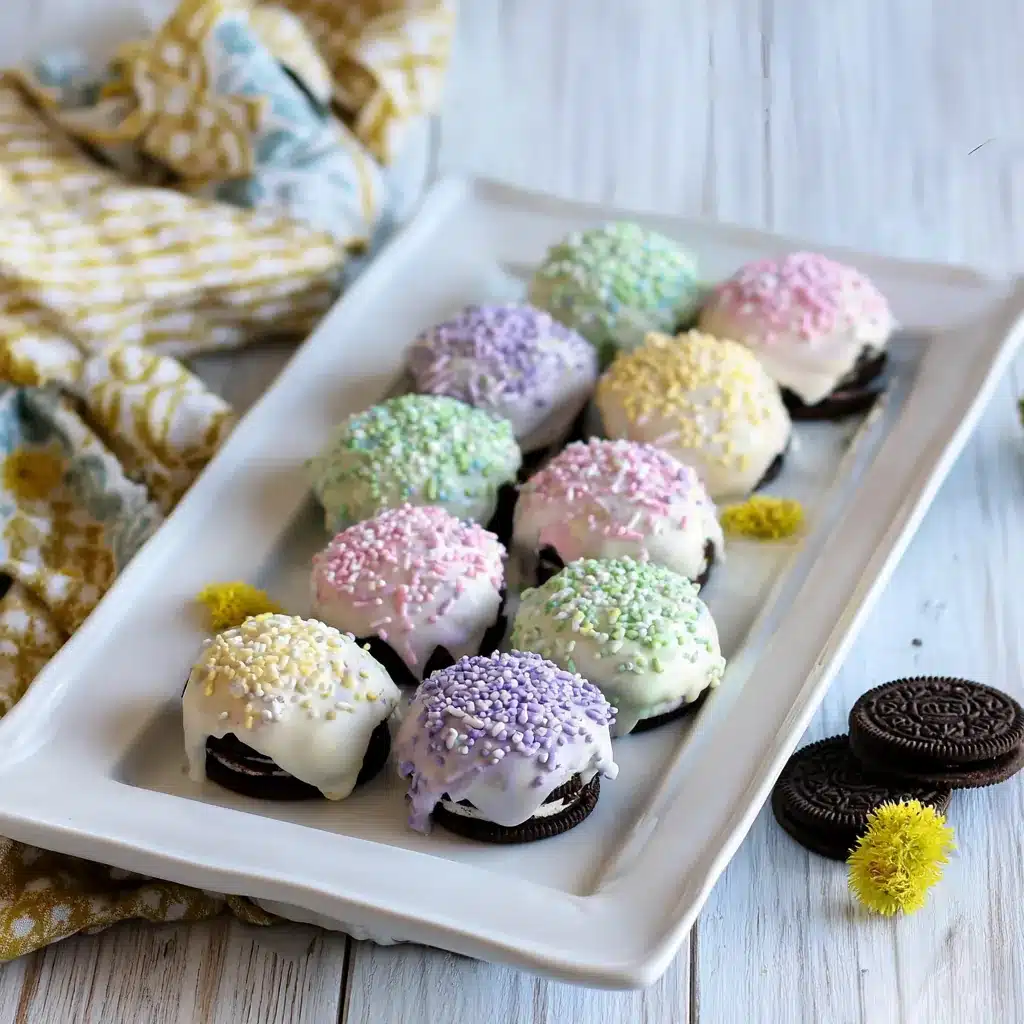 Spring Oreos: Easy No Bake Chocolate Dipped Cookies for Spring 4 Spring Oreos