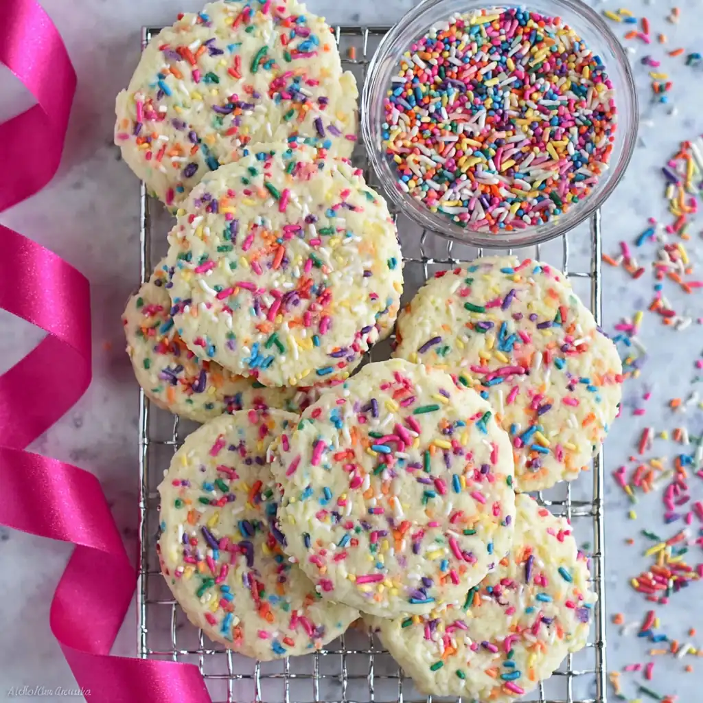Sprinkle Cookies: Easy, Soft & Chewy Bakery-Style Treats 4 Sprinkle cookies