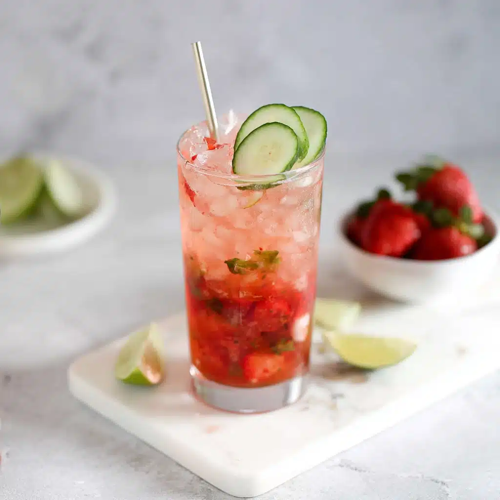Strawberry Cucumber Mojito Mocktail – Fresh & Easy 5-Minute Drink 4 Strawberry Cucumber Mojito Mocktail