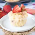 Strawberry Rhubarb Muffins