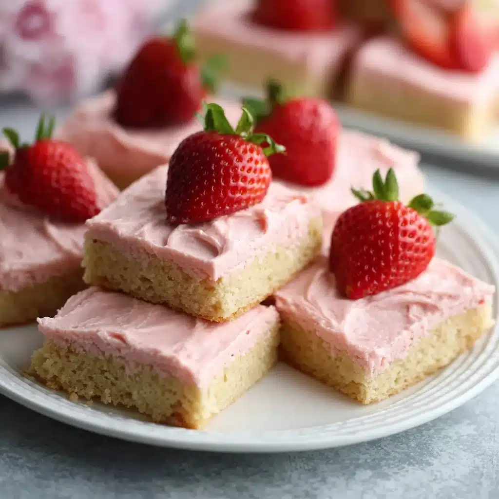 Strawberry Sugar Cookie Bars