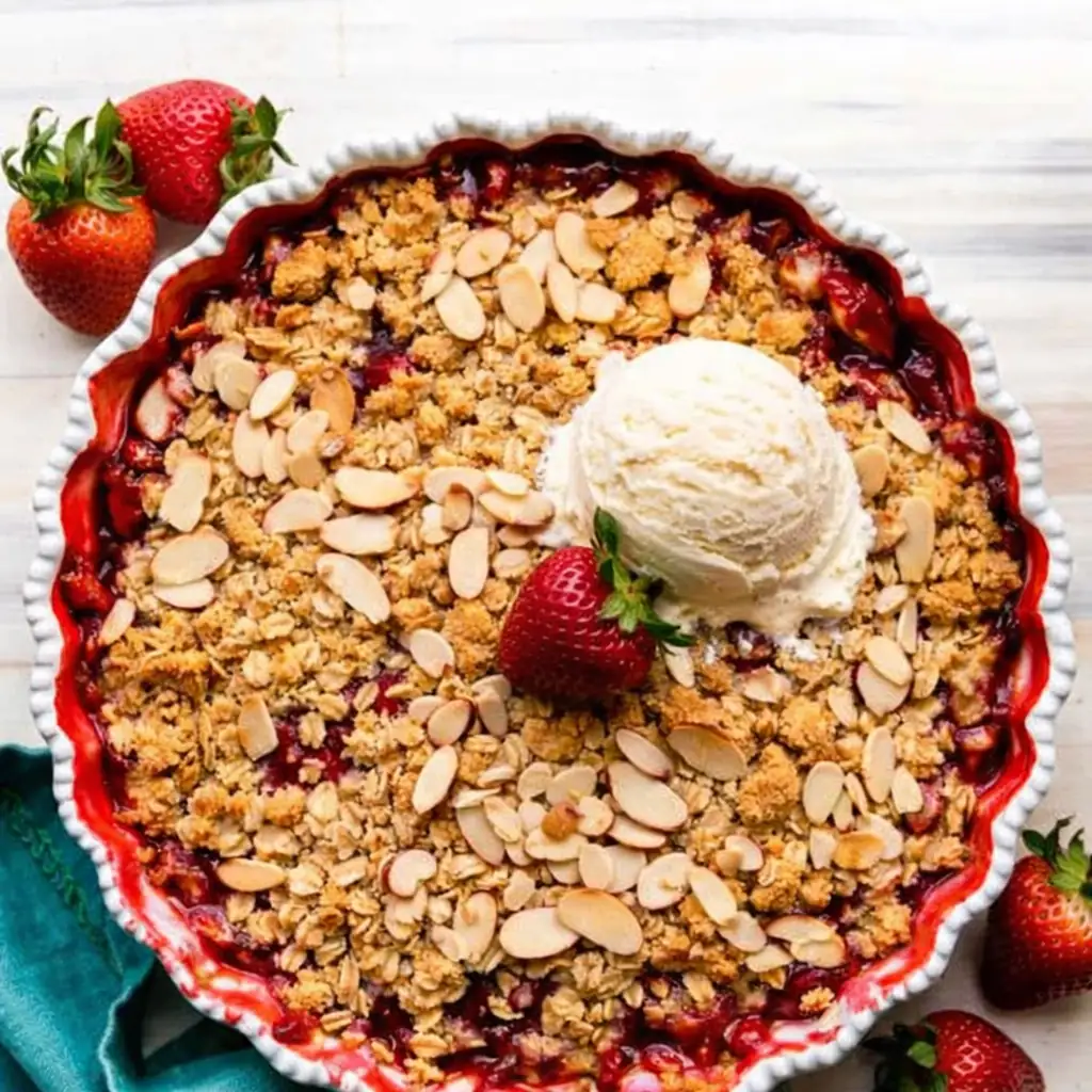 Strawberry Vanilla Crisp