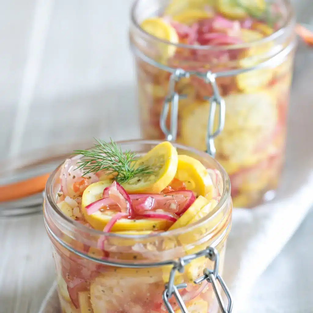 Sweet Squash Pickles – A Simple and Delicious Summer Snack 4 Sweet Squash Pickles