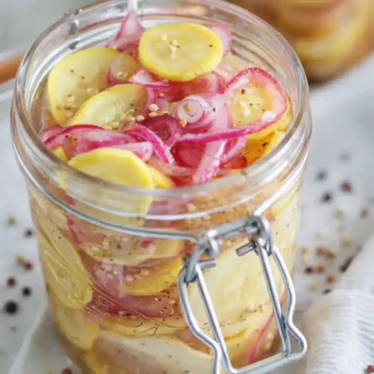 Sweet Squash Pickles