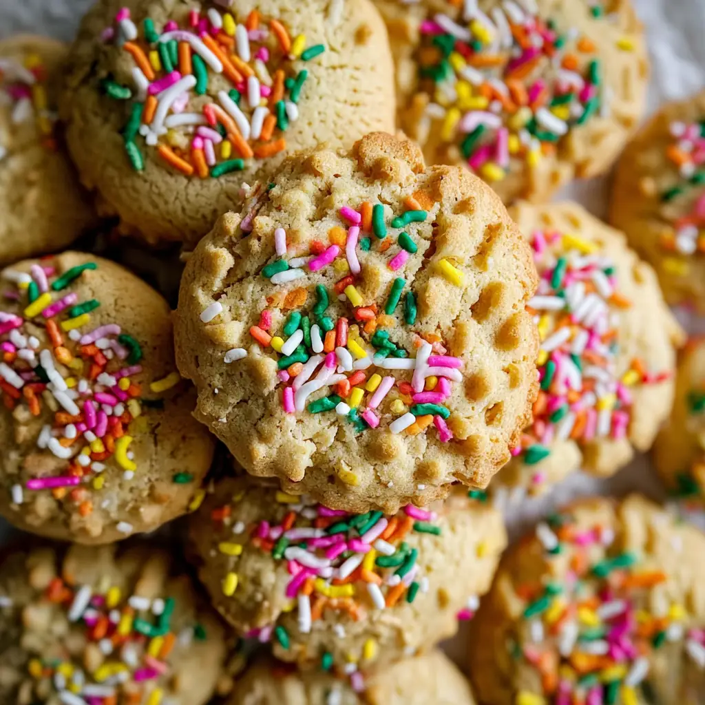Teddy Graham Funfetti Cookies