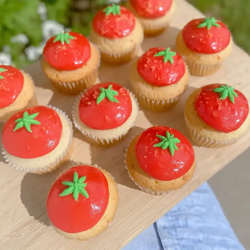 Tomato Girl Summer Cupcakes