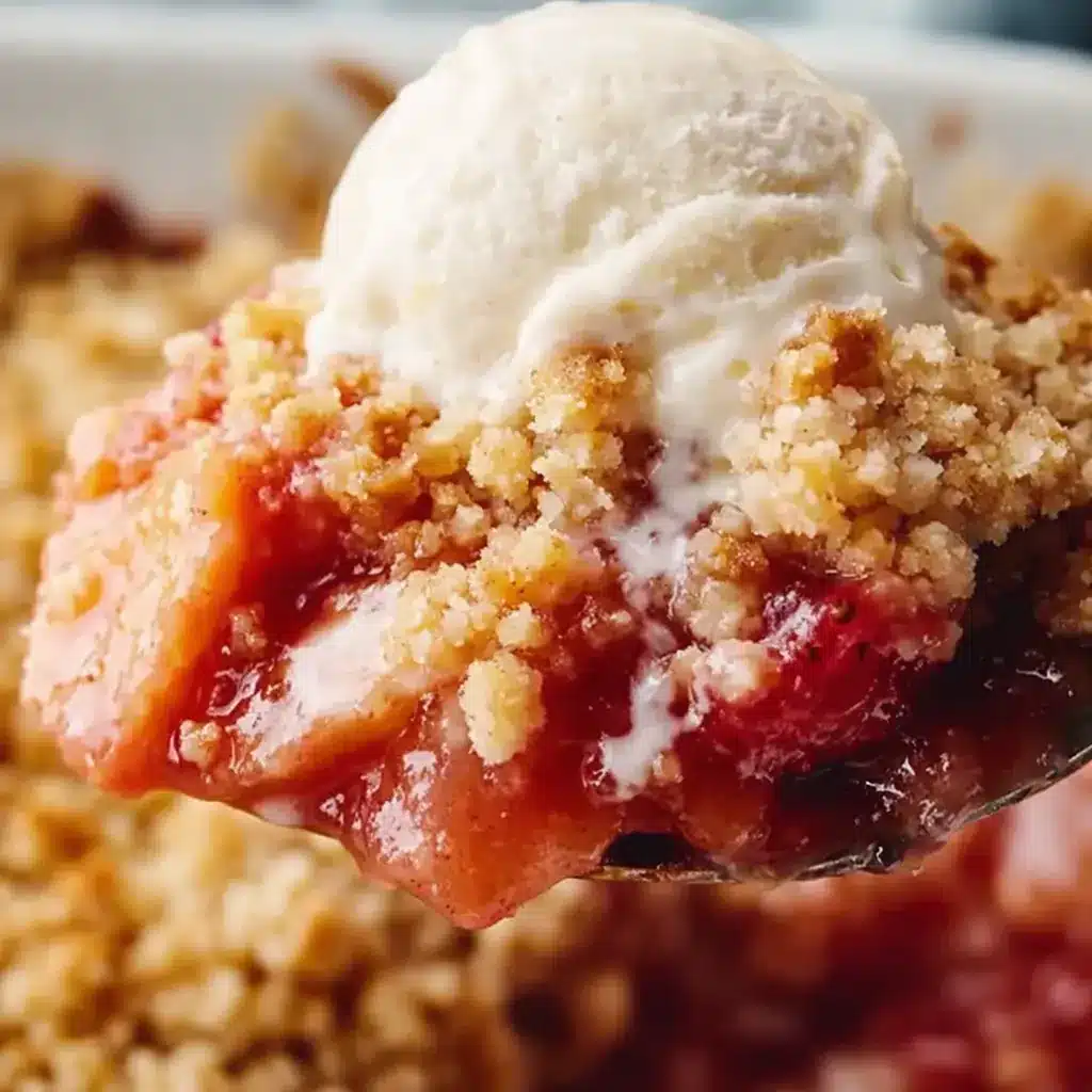 Traditional Rhubarb Crisp: Easy Homemade Baked Dessert 4 Traditional Rhubarb Crisp