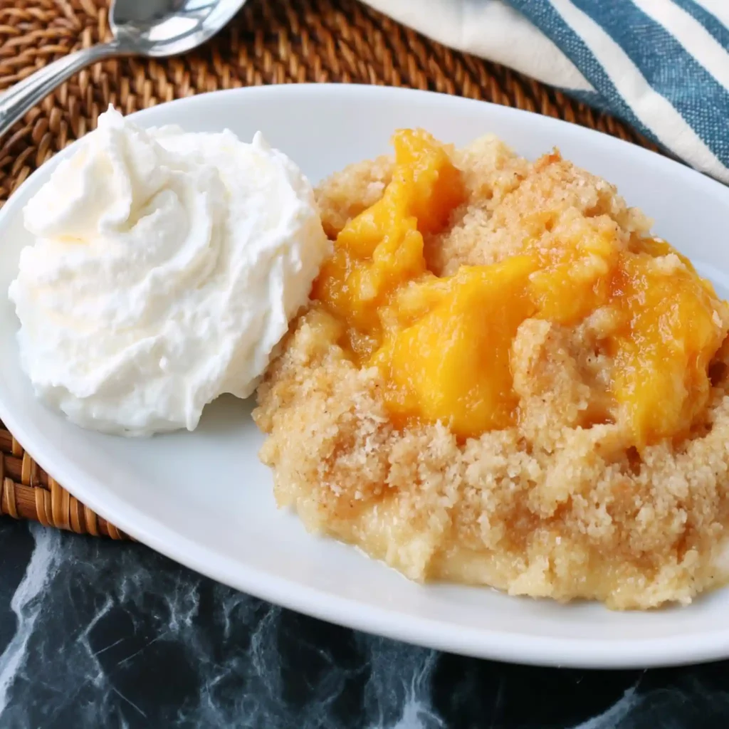 2-Ingredient Peach Cobbler: Easy Dessert With Big Flavor 4 2-Ingredient Peach Cobbler
