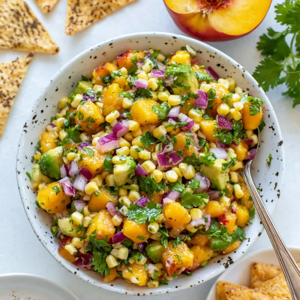 Avocado Peach Salsa: Fresh, Bright, and Ready in 15 Minutes 4 Avocado Peach Salsa