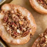 Baked Pears with Oatmeal Crumble