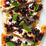 Blueberry Goat Cheese Flatbread