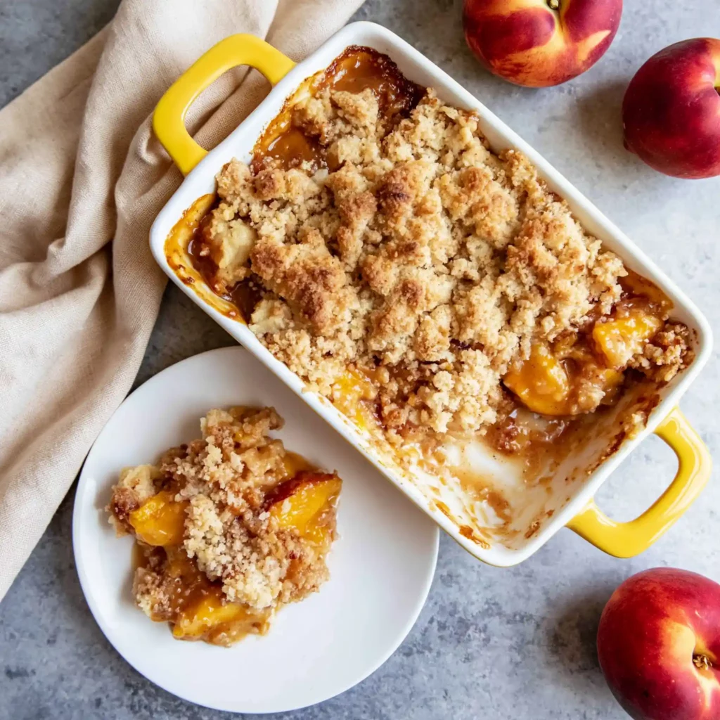 Canned Peach Cobbler: Easy Golden Dessert With Canned Peaches 4 Canned Peach Cobbler