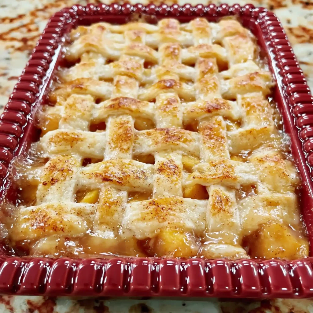 Classic Southern Peach Cobbler with a Golden Buttery Crust 4 Classic Southern Peach Cobbler